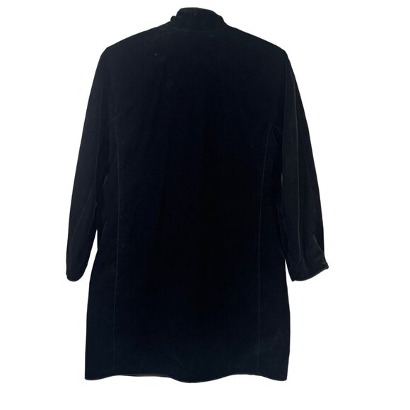 Mycra Pac One Womens Velour Coat Size S/M Black - Picture 4 of 6